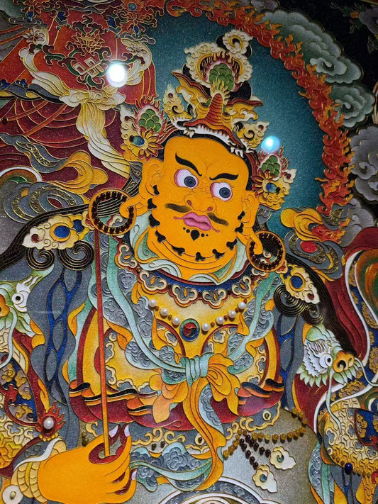 Vaishravana Thangka: The Wealth Guardian King in Tibetan Buddhist Art