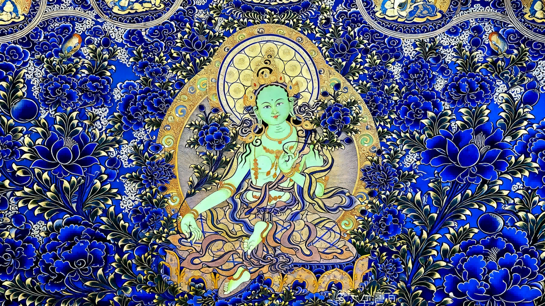 Guru Rinpoche (Padmasambhava)—the Lotus-Born Master, his origin, eight manifestations, terma traditions, mantra, and profound role in Tibetan Buddhist history.