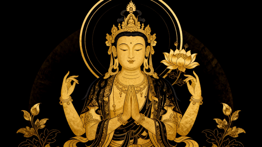 Traditional Himalayan Thangka scroll painting with vibrant mineral pigments and detailed cultural artwork